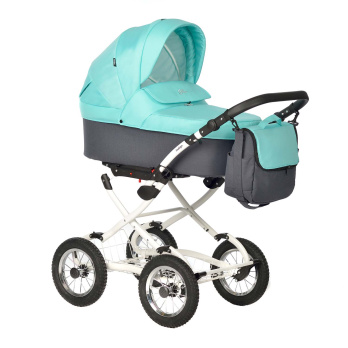 Коляска-люлька Indigo BLUES Classic зеленый