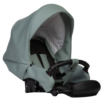 Коляска 2 в 1 Indigo MIO ECO Plus 14" бирюзовый