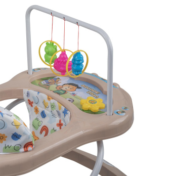 Ходунки Indigo Карусельки бежевый