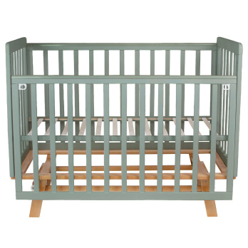 Кровать детская Indigo Style на ножках с легкосъемной стенкой, продольный маятник 