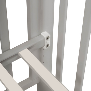 Кровать детская Indigo Norden маятник на колесах, ящик серый