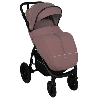 Коляска прогулочная Indigo EPICA XL AIR с сумкой розовый
