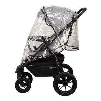 Коляска прогулочная Indigo EPICA XL AIR с сумкой серый