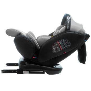 Автокресло Indigo MAX-X Isofix 0+1+2+3 (0-36 кг) серый