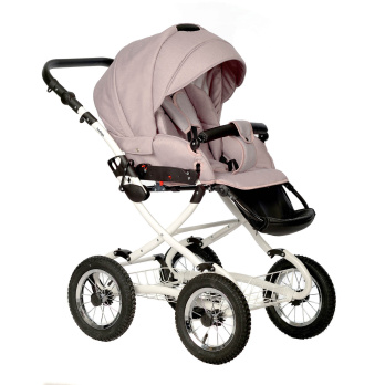 Коляска 2 в 1 Indigo BARBARA Classic розовый