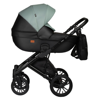 Коляска 2 в 1 Indigo MIO ECO бирюзовый