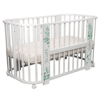 Матрас Indigo GREEN LINE 70*140 стеганый трикотаж белый