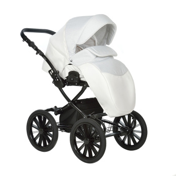 Коляска 2 в 1 Indigo PORTO Classic 14 белый