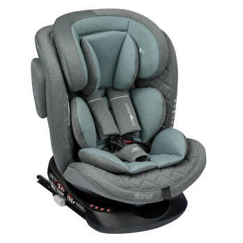 Автокресло INDIGO SMART Isofix 0+1+2+3 (0-36 кг) серый