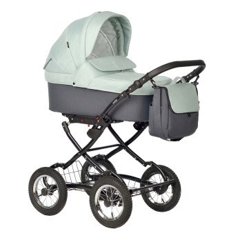 Коляска-люлька Indigo BLUES Classic зеленый