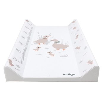 Доска для пеленания INDIGO 780*450*80 белый с принтом