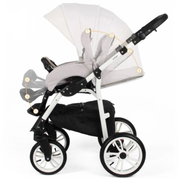 Коляска 2 в 1 INDIGO бежевый