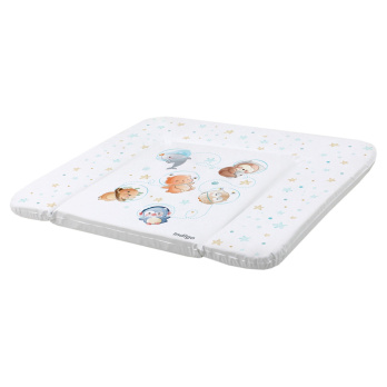 Матрасик для пеленания INDIGO 800*710 белый с принтом