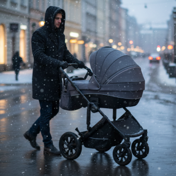 Коляска 3 в 1 Indigo COIN серый