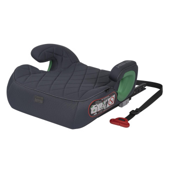 Автокресло-бустер Indigo QuickFix ISOFIX, группа 3 (22-36 кг) серый