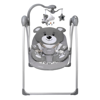 Качели электронные Indigo TEDDY серый