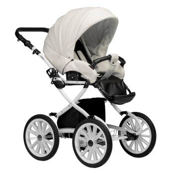 Коляска 2 в 1 Indigo SPECIAL Plus 14 белый