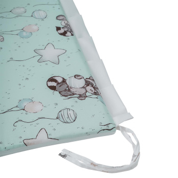 Борт в кроватку из 4-х частей Indigo Лесные зверята поплин 