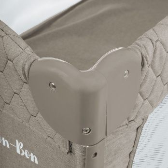 Кровать-манеж Indigo BON-BON (2 уровня) бежевый