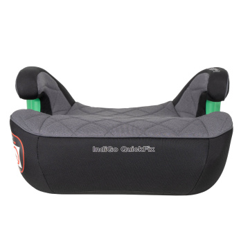 Автокресло-бустер Indigo QuickFix ISOFIX, группа 3 (22-36 кг) серый