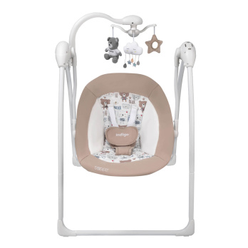 Качели электронные Indigo TEDDY бежевый