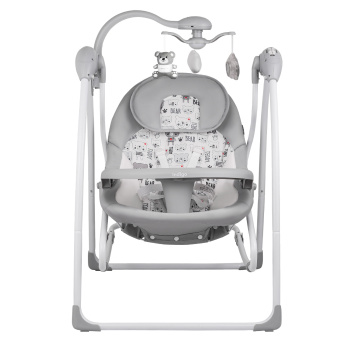 Качели электронные Indigo FRESH 2в1 серый