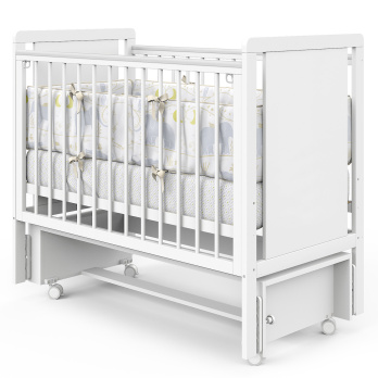 Кровать детская Indigo Classic маятник на колесах 