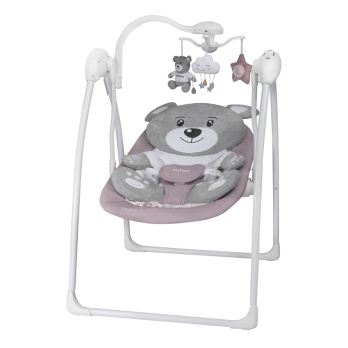 Качели электронные Indigo TEDDY розовый
