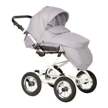 Коляска 2 в 1 Indigo BARBARA Classic серый