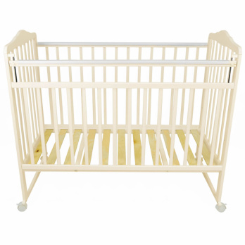 Кровать Indigo МИЛАНА NEW+ (колесо, качалка) бежевый