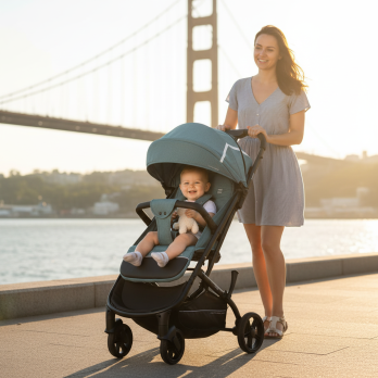 Коляска прогулочная Indigo MEGA зеленый