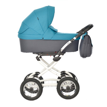 Коляска-люлька Indigo BLUES Classic синий