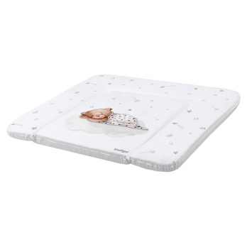 Матрасик для пеленания INDIGO 800*710 белый с принтом