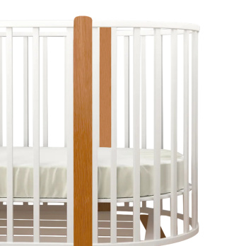 Кровать 6в1 Indigo СОФИЯ с универсальным маятником белый