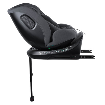 Автокресло Indigo E-TRON ISOFIX I-SIZE, с упором, группа 0+1+2+3 (0-36 кг)  серый