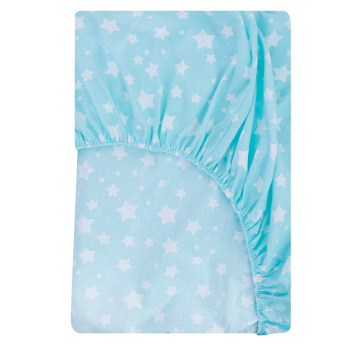 Комплект в кроватку 6 предметов Indigo Малыши (подушечки) перкаль бирюзовый