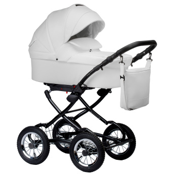 Коляска 2 в 1 Indigo BARBARA ECO Classic белый