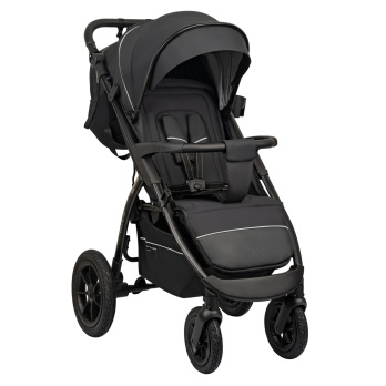 Коляска прогулочная Indigo EPICA XL AIR с сумкой черный