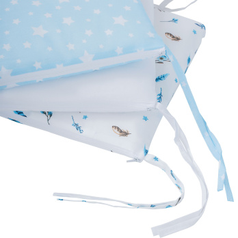 Борт в кроватку Indigo Лесные зверята (подушечки) поплин 