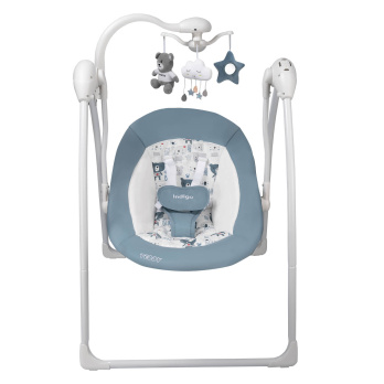 Качели электронные Indigo TEDDY синий