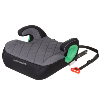 Автокресло-бустер Indigo QuickFix ISOFIX, группа 3 (22-36 кг) серый