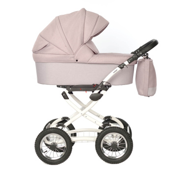 Коляска 2 в 1 Indigo BARBARA Classic розовый