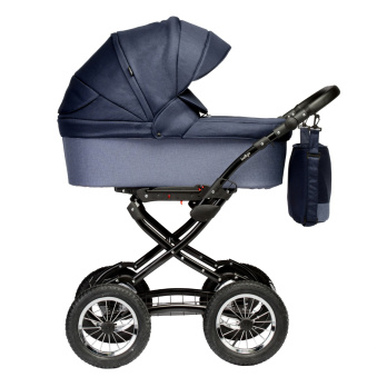 Коляска 2 в 1 Indigo BARBARA Classic синий