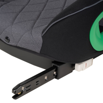 Автокресло-бустер Indigo QuickFix ISOFIX, группа 3 (22-36 кг) серый