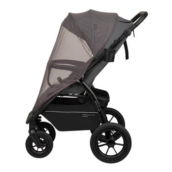 Коляска прогулочная Indigo EPICA XL AIR с сумкой серый