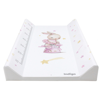 Доска для пеленания INDIGO 780*450*80 белый с принтом