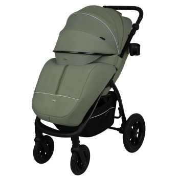 Коляска прогулочная Indigo EPICA XL AIR с сумкой зеленый