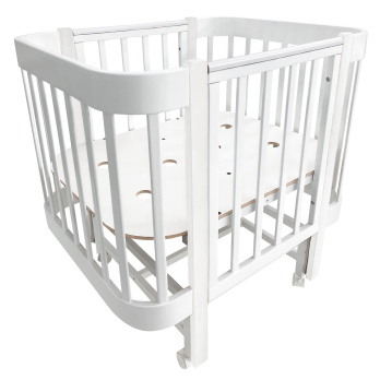 Кровать детская Indigo Italiano Baby продольный маятник на колеса 