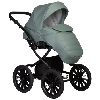 Коляска 2 в 1 Indigo MIO ECO Plus 14" бирюзовый