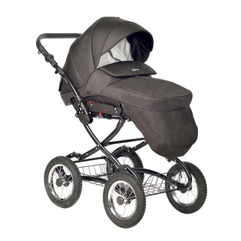 Коляска 2 в 1 Indigo BARBARA Classic черный